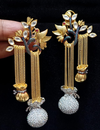 Athena Fusion Art Earrings