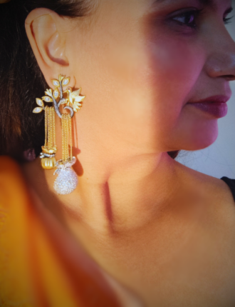 Athena Fusion Art Earrings