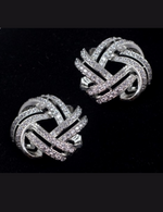 Load image into Gallery viewer, Chakor Silver Studs

