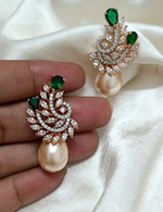 Load image into Gallery viewer, EMERALD CHERRY EARRINGS