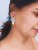 Load image into Gallery viewer, EMERALD CHERRY EARRINGS