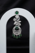 Load image into Gallery viewer, Jasmine: Art Deco Dangler Earrings