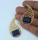 Load image into Gallery viewer, MANKA BLUE EARRINGS