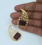 Load image into Gallery viewer, MANKA RED EARRINGS