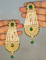 Load image into Gallery viewer, DHARA GREEN EARRINGS
