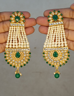 Load image into Gallery viewer, DHARA GREEN EARRINGS