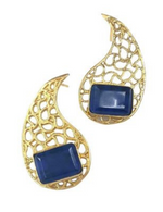 Load image into Gallery viewer, MANKA BLUE EARRINGS