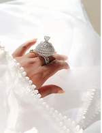 Load image into Gallery viewer, Solitair Ring, diamond ring, CZ ring, Engagement ring, ring for women, statement ring,