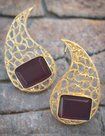 Load image into Gallery viewer, MANKA RED EARRINGS