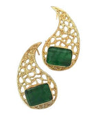 Load image into Gallery viewer, MANKA GREEN EARRINGS
