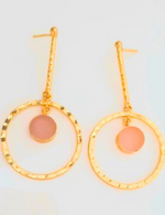 Load image into Gallery viewer, ROSHINI PINK HOOPS