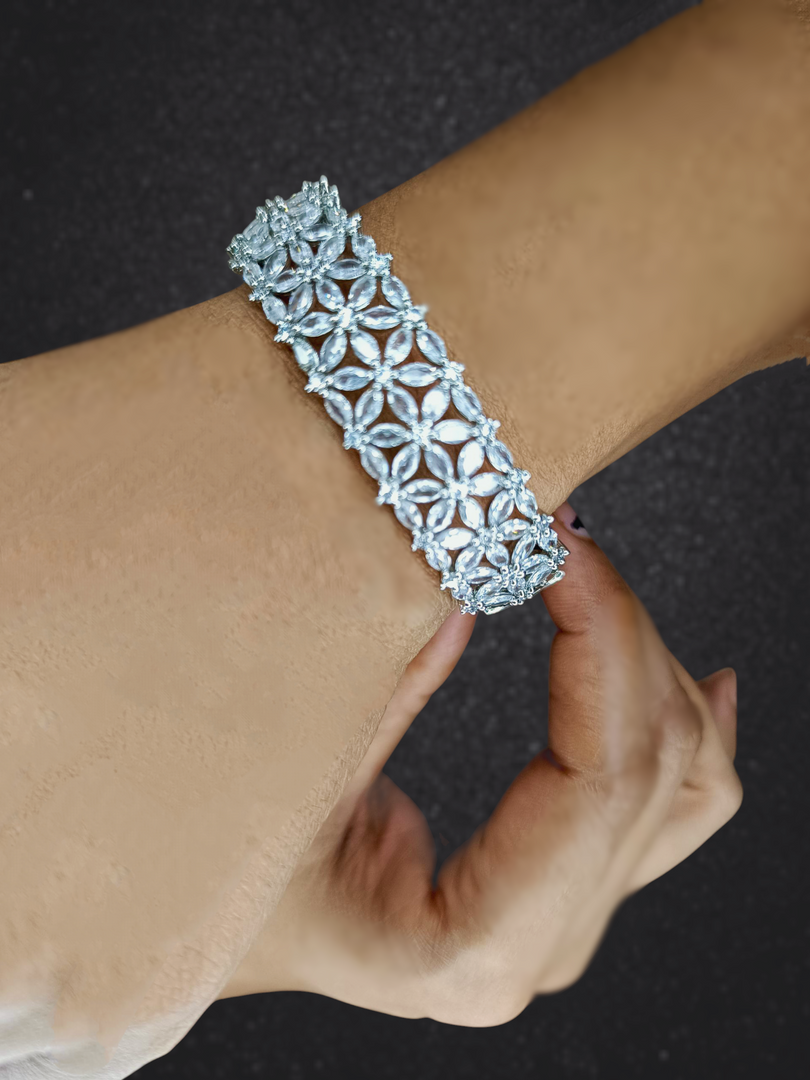 Diamond Daisy Bracelet