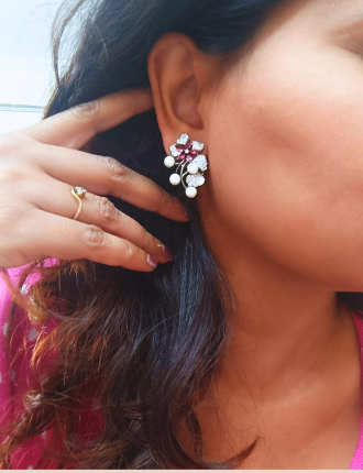 Adira Ruby Earrings