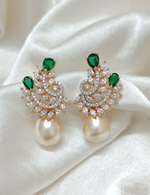 Load image into Gallery viewer, EMERALD CHERRY EARRINGS
