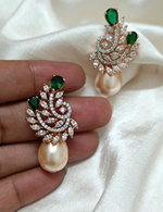 Load image into Gallery viewer, EMERALD CHERRY EARRINGS
