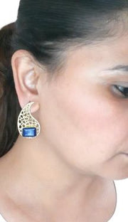 MANKA BLUE EARRINGS