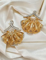 Load image into Gallery viewer, Shop Cubic Zirconia stud earrings, drop earrings, hoop earrings, solitair earrings, diamond earrings

