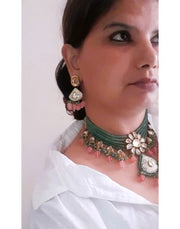 Pastel Emerald Choker