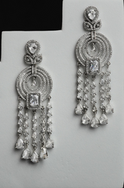 Eleanor: Elegant American Diamond Dangler Earrings
