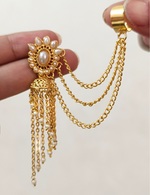 Load image into Gallery viewer, Gold Pearl Jhumki
