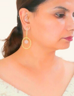 Load image into Gallery viewer, ROSHINI PINK HOOPS
