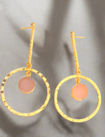 Load image into Gallery viewer, ROSHINI PINK HOOPS
