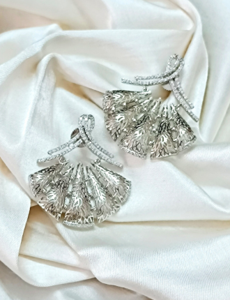 Sayonara Silver Earrings
